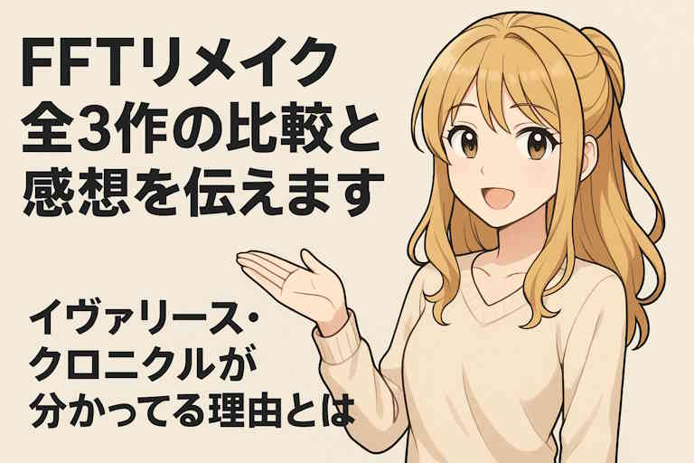 FFTリメイク比較記事のアイキャッチ